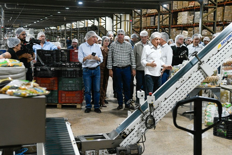 Governador visitou a empresa Zaeli Alimentos, em Mundo Novo